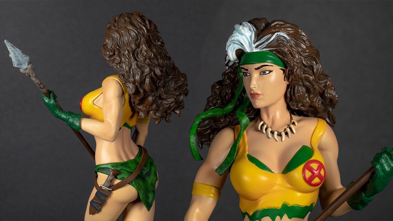 Savage Land Rogue Statue Review (Diamond Select Toys) - YouTube.