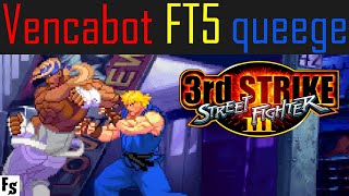Street Fighter III: Third Strike - Vencabot [Alex] vs queege [Ken] (Fightcade FT5)