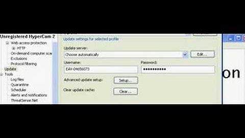 how to update ESET NOD 32  version  3.0.657.0