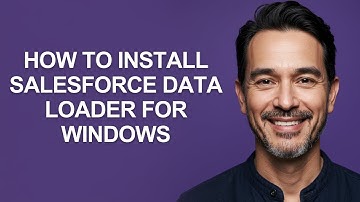 How to Install Salesforce Data Loader for Windows - KevinHowTo