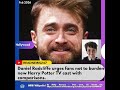 Daniel Radcliffe urges fans not to burden new Harry Potter TV cast with comparisons