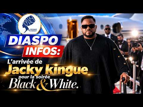 L’arrivée de Jacky  Kingué a Washington DC POUR la soirée Black & White.
