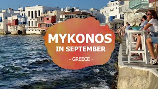 Mykonos in September