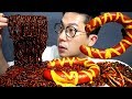 MUKBANG 진한맛의 오뚜기짜장면(Black bean noodles)과 킬바사소세지(Kielbasa sausage)팍팍 먹방 ASMR REAL EATING SHOW