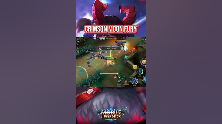 Chang'e "Crimson Moon": Shutdown & Double Kill! #mlbb #crimsonmoon