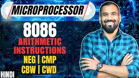 Arithmetic Instructions in 8086 Microprocessor Part-3 Explained in Hindi