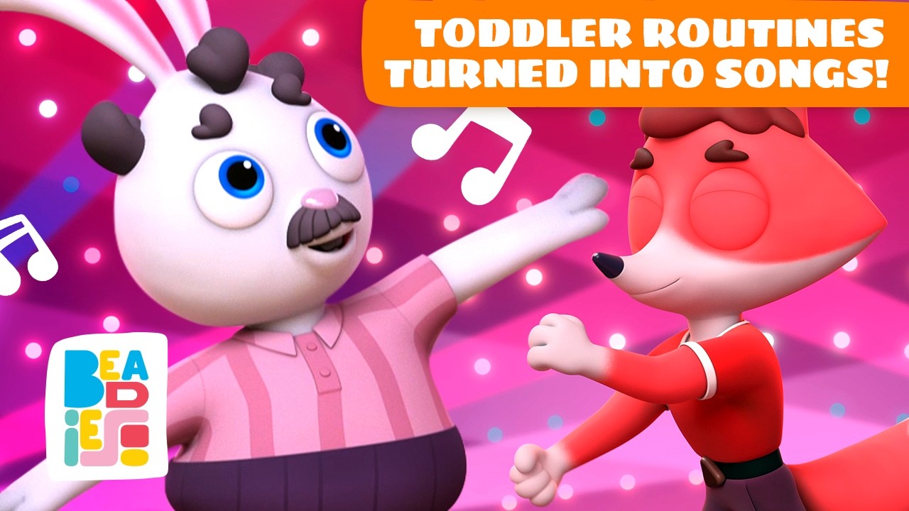 Toddler Routines Turned Into Songs! 🎶 | Beadies Nursery Rhymes Mix