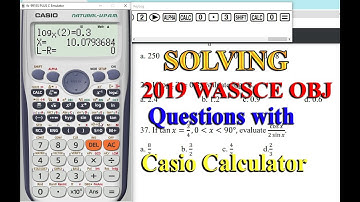 Solving 2019 OBJ Paper with a Casio Calculator || Easy steps to have a perfect score in Wassce