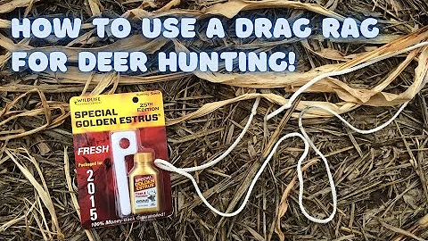 The BEST way to use a drag rag for deer hunting