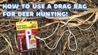 The BEST way to use a drag rag for deer hunting screenshot 1