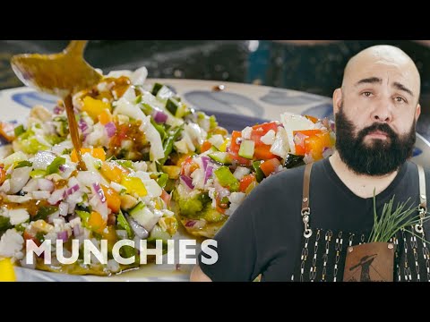 Video: Vegetable Ceviche With Meat And Parmesan