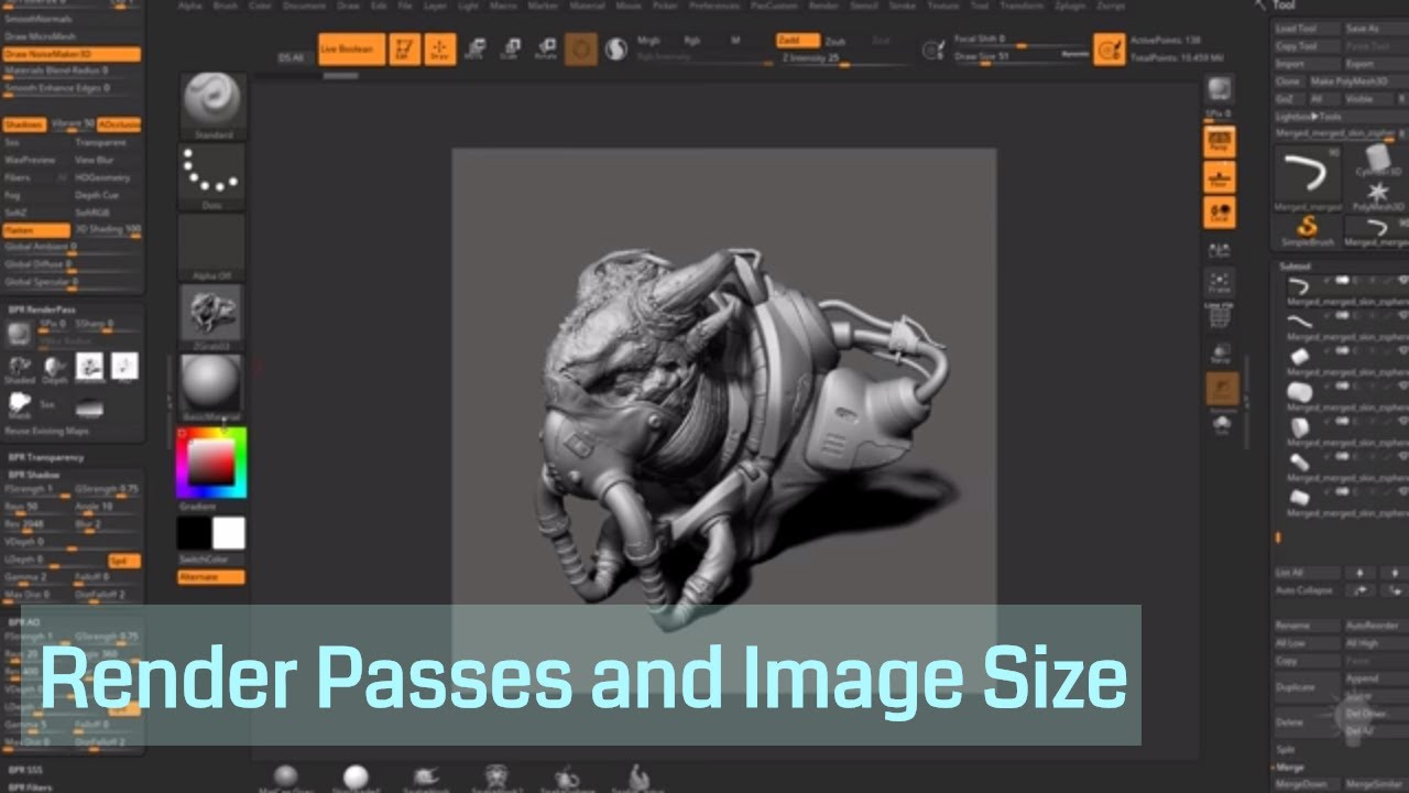 best rendering software for zbrush