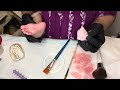 Series #4 Reborn Start to finish Making a biracial baby Part 13 Varnish and glossing nails