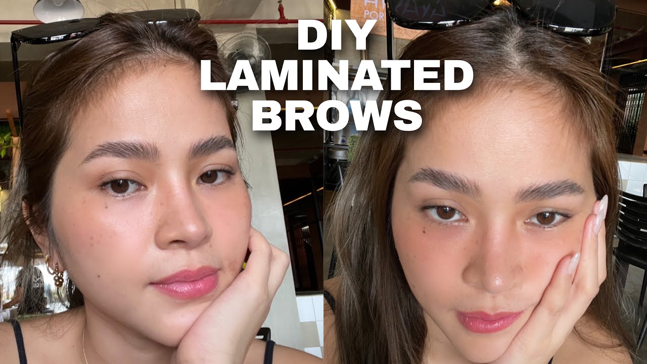 How I Laminate My Brows Kim Santiago YouTube