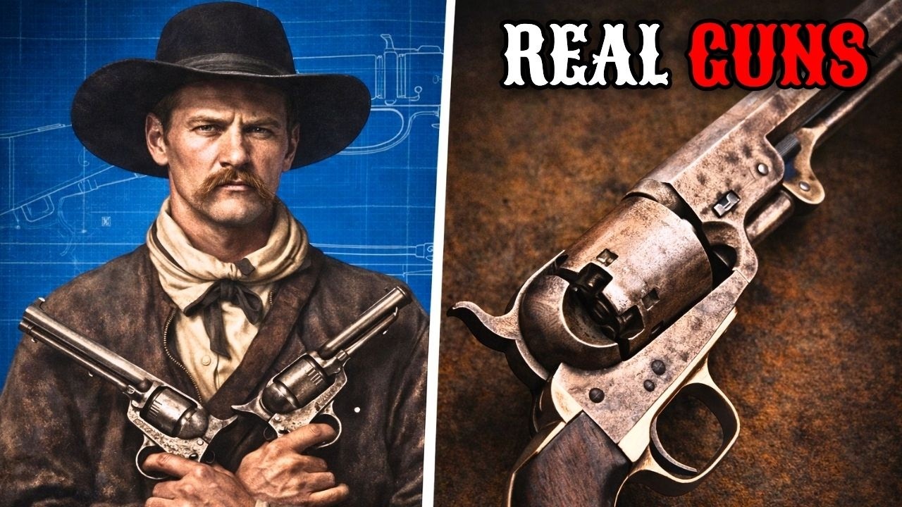 The REAL Guns Jesse James Used, Not What Movies Show You...