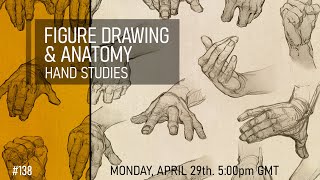 Figure Drawing &amp; Anatomy - Hand Studies #138