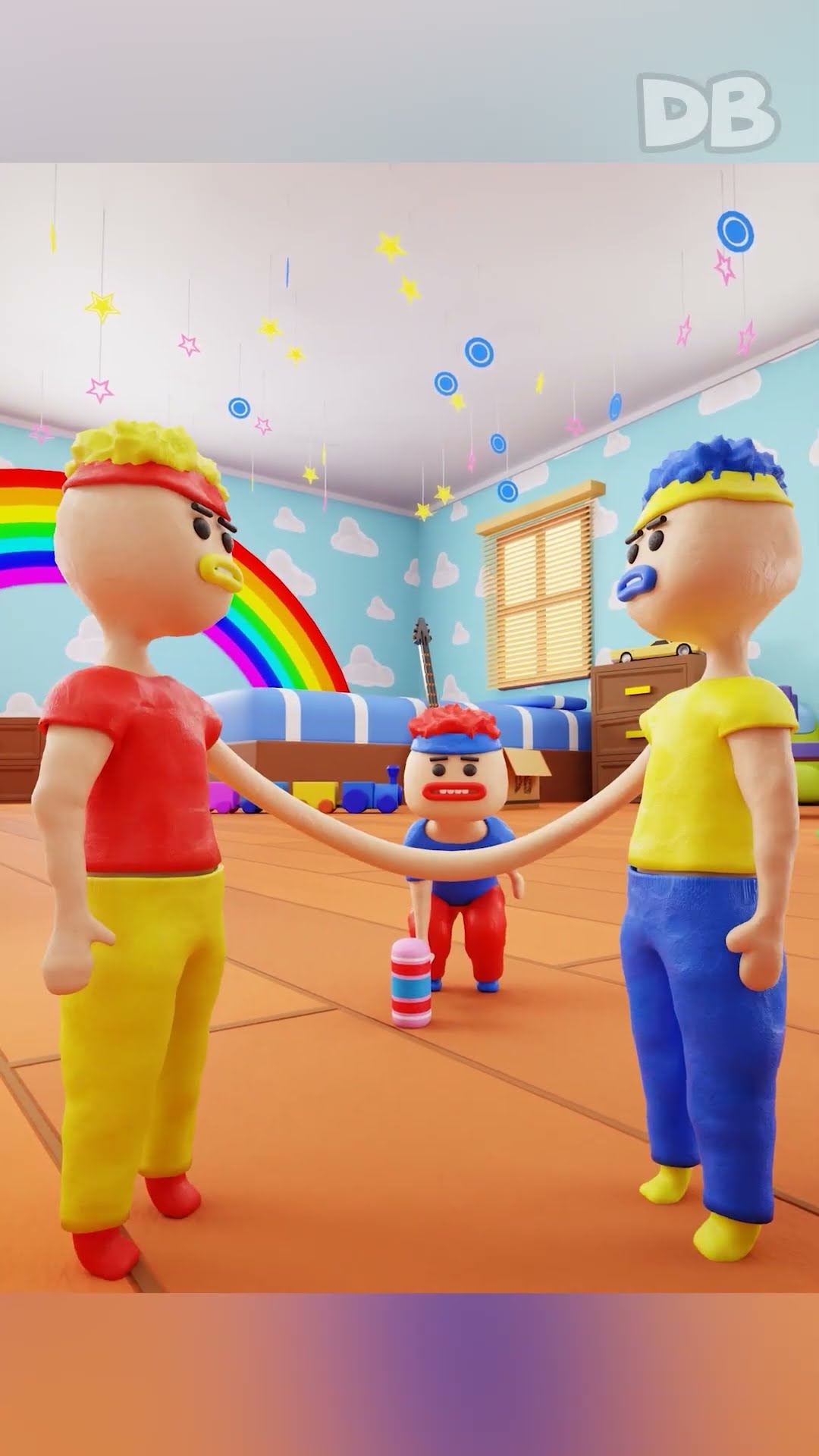 Modeling Clay Toy Story | D Billions #shorts #db
