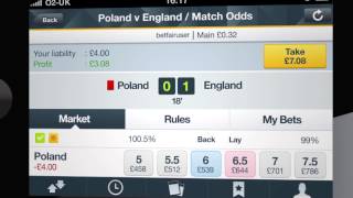 Betfair mobile screenshot 3