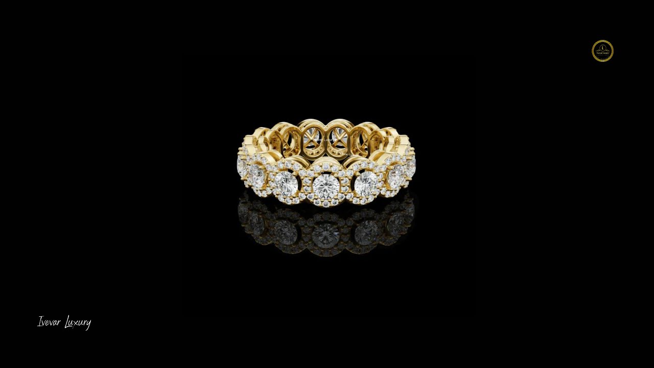 Royal Halo Eternity Ring 