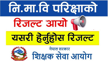 NIMABI Licence 2082 result | nimabi result kasari herne | how to check nimabi result 