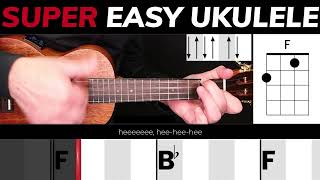The Lion Sleeps Tonight - The Tokens | EASY UKULELE | Scrolling Chords