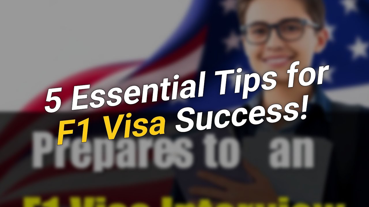 5 Essential Tips for Your F1 Visa Interview 🎓🇺🇸 - YouTube