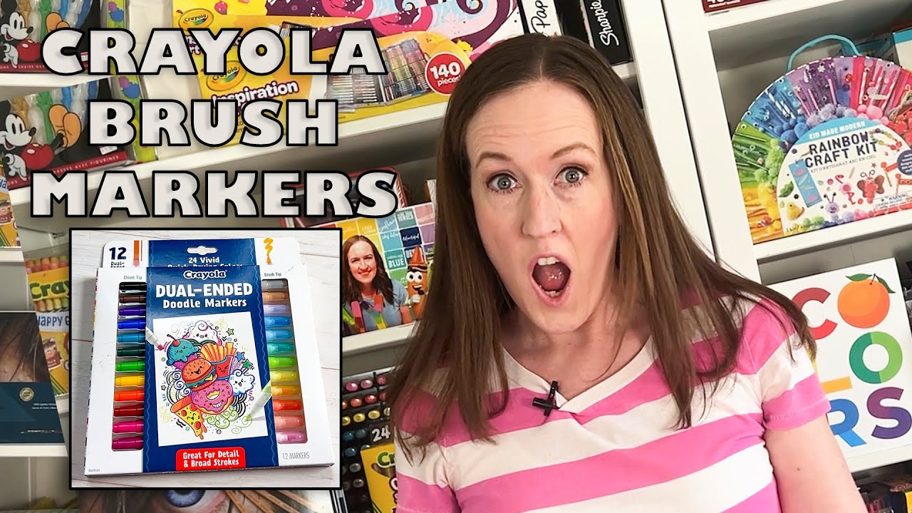 Crayola Made Brush Markers? AKA Dual-Ended Doodle Markers