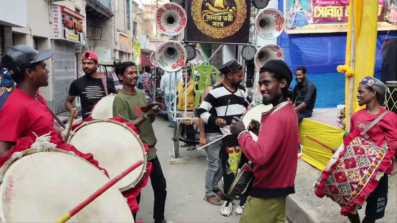 KATWA SARASWATI PUJA 2026 || JAI HIND DHOL TASHA PARTY || AWESOME PLAYED SONG BY BULLET DA 🎵🎼❤️ ||