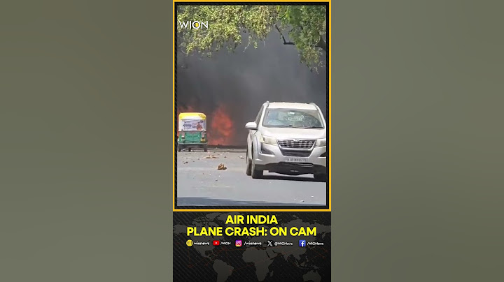 Ahmedabad Plane Crash: Fresh Video Emerges Of Air India Plane Crash | WION Shorts