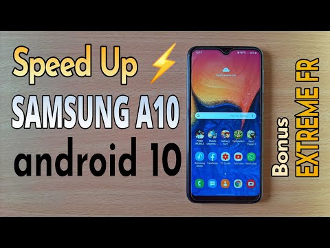 Speed up Samsung A10 after android 10 updates - Extreme FR for Gaming