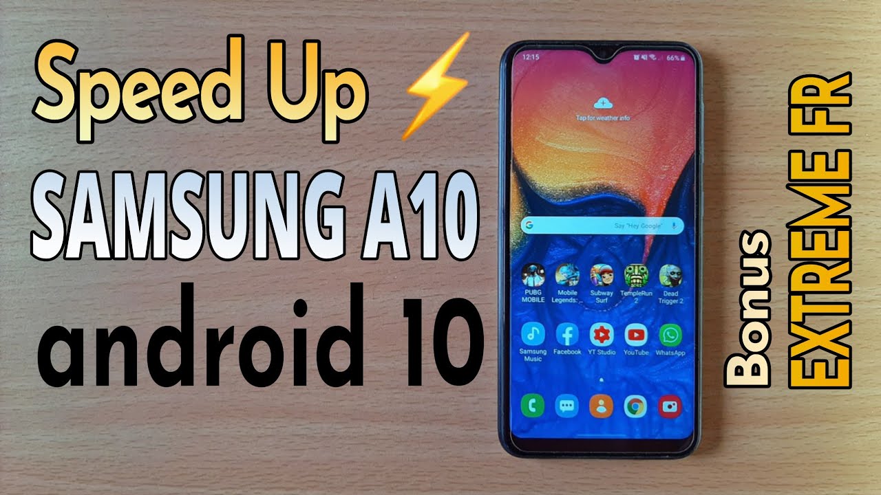 Speed Up Samsung A10 After Android 10 Updates - Extreme Fr For Gaming
