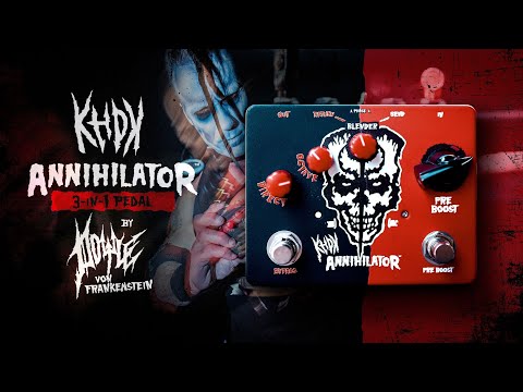 New KHDK guitar pedal Annihilator by Doyle von Frankenstein of the Misfits and Doyle