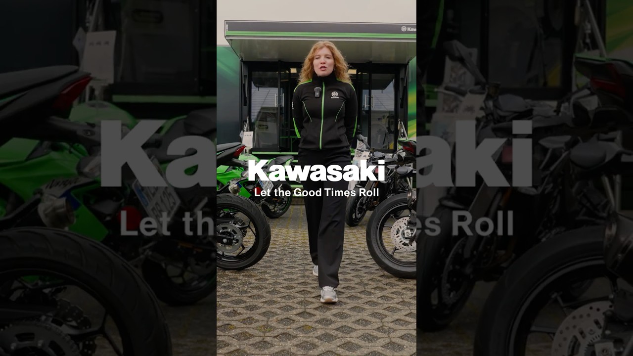 Kawasaki Roadshow Start in Weilburg 💚