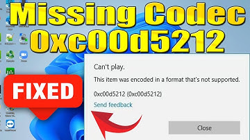How To Fix Missing Codec 0xc00d5212 Error When Playing video on Windows
