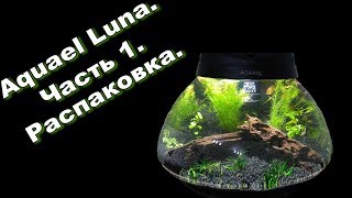 Aquael LUNA. Nano аквариум. Часть 1. Распаковка и обзор.