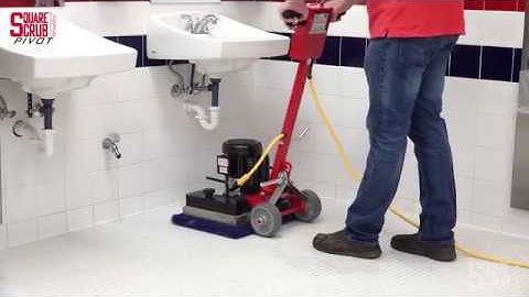 Healthcare Cleaning with Square Scrub