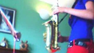 Video thumbnail of "Men behaving badly sax"