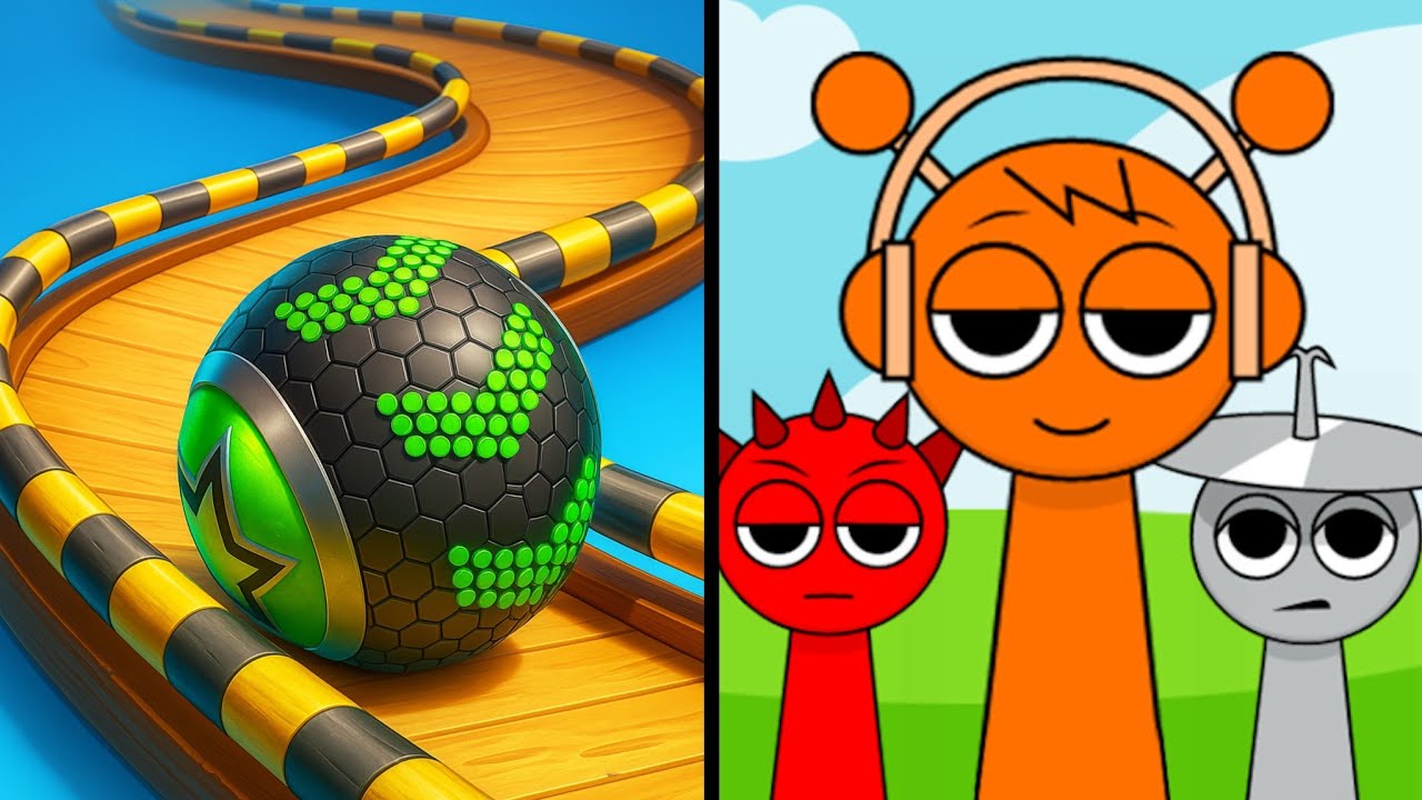 Going Balls Vs Spranky Run 🏀👹🧟😈 Max All Levels Android iOS Gameplay Ep 1028