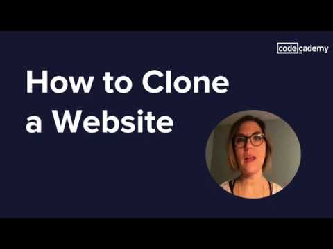 How to clone a website