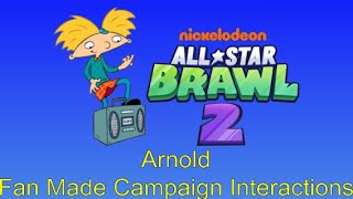 Nickelodeon All-Star Brawl 2 Fan Made Campaign Interactions- Arnold