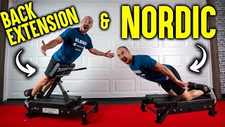 The 2-in-1 Nordic &amp; Back Extension Machine for Home Gyms!