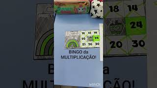 BINGO da MULTIPLICAÇÃO #alfabetização #matemática #fundamental