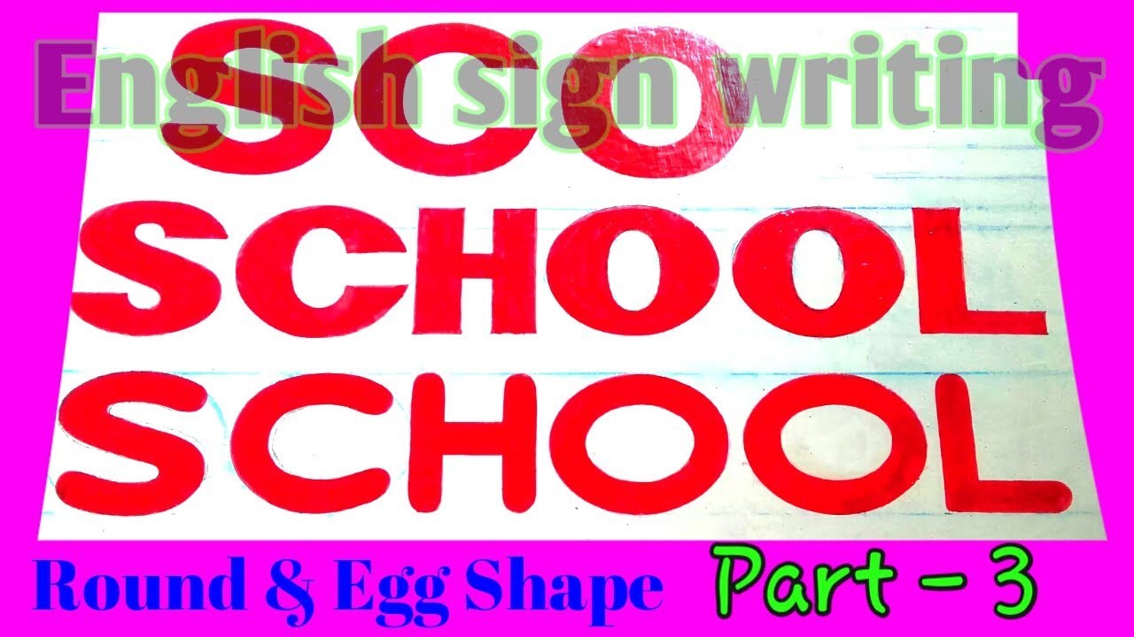 Sign writing tutorial || wall painting and writing || fonts || painting ...