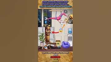 One wrong move and everyone will know..Can you keep her silent and safe? 😰 #youtubeshorts #shorts