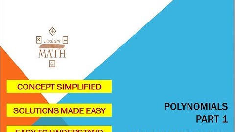 Polynomial | Part 1 | Polynomials Class 10 | Maths Class 10 | Algebra