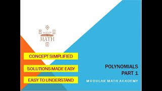 Polynomial | Part 1 | Polynomials Class 10 | Maths Class 10 | Algebra Profile