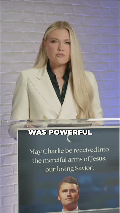 Charlie Kirk's wife, Erika Kirk, says her husband's mission will remain powerful #charliekirk #utah