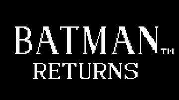 Batman Returns (Konami, 1993) - NES Gameplay
