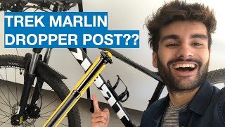 Can you internally route a dropper post on a Trek Marlin???