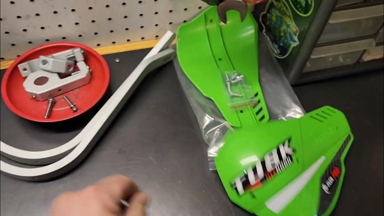 klx300 tusk handguards install YouTube